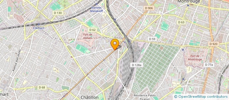 localisation de l'entreprise ORANO MINING EXPANSION  CHATILLON