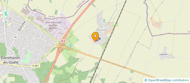 localisation de l'entreprise ORAS FRITES  LONGPERRIER