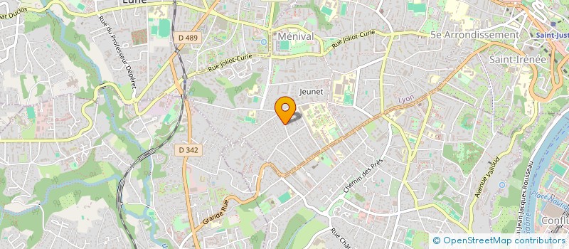 localisation de l'entreprise ORASI à LYON