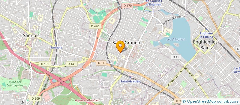 localisation de l'entreprise ORASUN  SAINT-GRATIEN