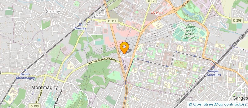 localisation de l'entreprise ORATEC à LE BLANC-MESNIL