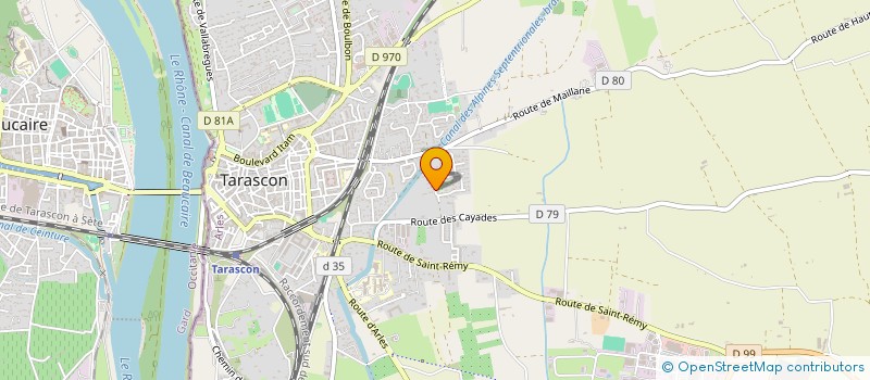 localisation de l'entreprise ORATECH à MARTIGUES