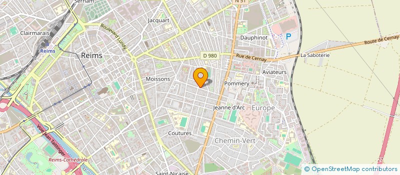 localisation de l'entreprise ORATIO  REIMS