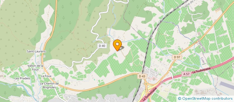 localisation de l'entreprise ORATIO  CUERS