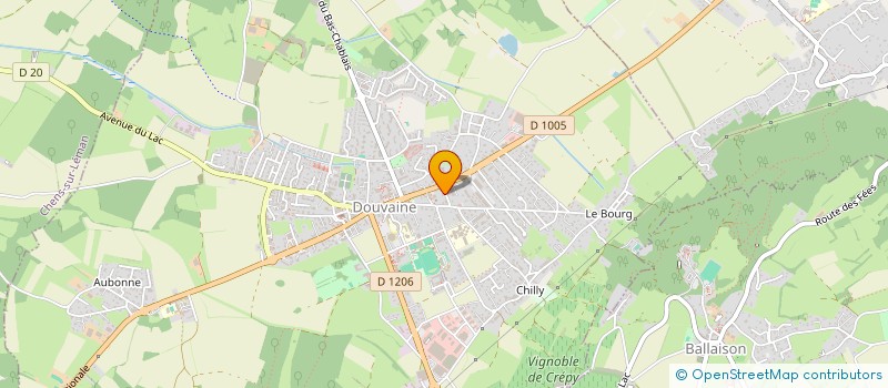 localisation de l'entreprise ORATOIRE  DOUVAINE