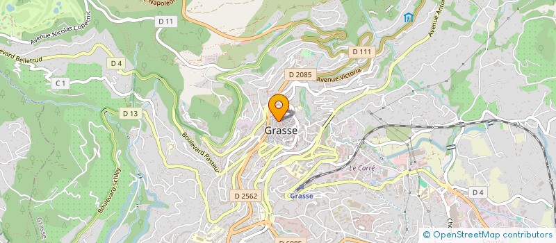 localisation de l'entreprise ORATORIO CAFE à GRASSE