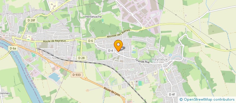 localisation de l'entreprise ORAVIS à REYRIEUX