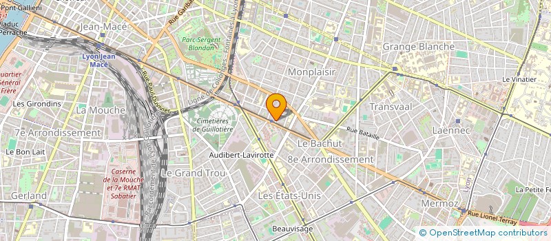 localisation de l'entreprise ORAWA PRODUCTION  LYON