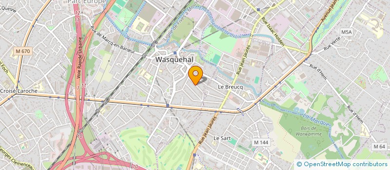localisation de l'entreprise ORAXIS à WASQUEHAL