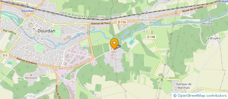 localisation de l'entreprise ORAY à DOURDAN