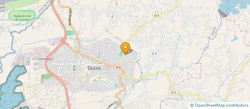 localisation de l'entreprise ORAZUR à DUCOS