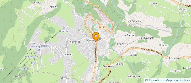 localisation de l'entreprise ORBA à COMBLOUX