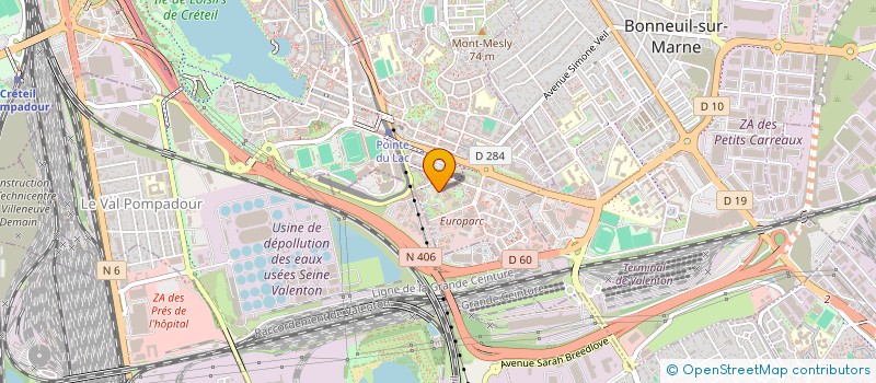 localisation de l'entreprise ORBA SERVICES  CRETEIL