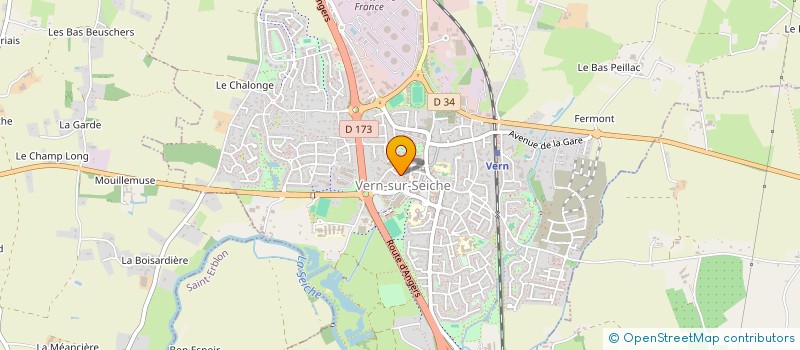 localisation de l'entreprise ORBAT  VERN-SUR-SEICHE