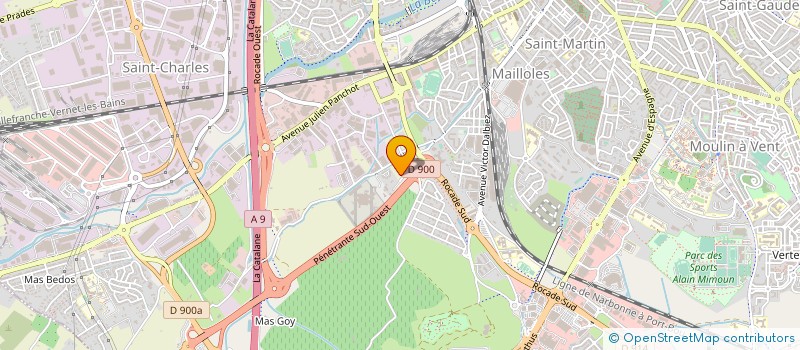 localisation de l'entreprise ORBAT à PERPIGNAN