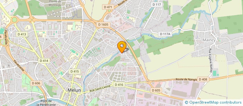localisation de l'entreprise ORBATA TRANS à MELUN
