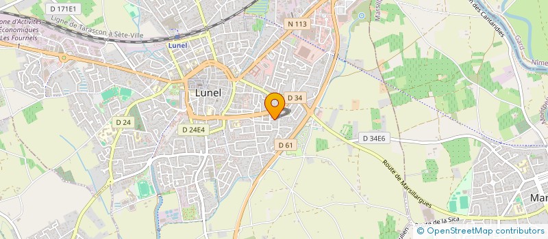 localisation de l'entreprise ORBATTI à LUNEL
