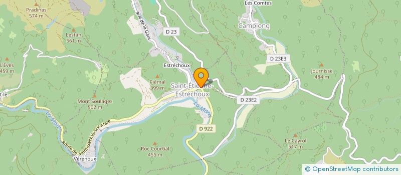 localisation de l'entreprise ORBAURORE à LA TOUR-SUR-ORB