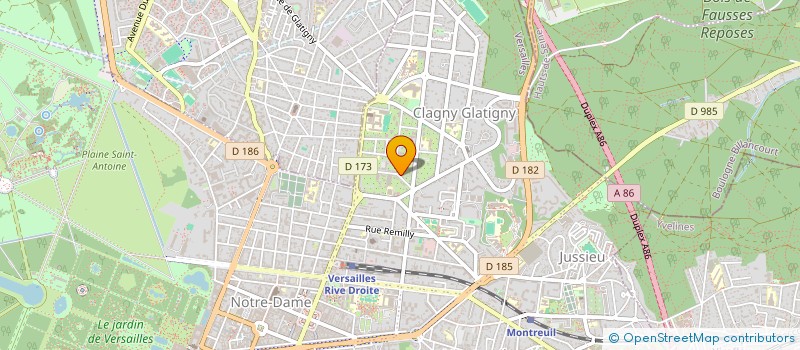 localisation de l'entreprise ORBECQUOISE DE PATRIMOINE à VERSAILLES