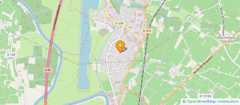 localisation de l'entreprise ORBI PRESSE EDITION  LIBOURNE