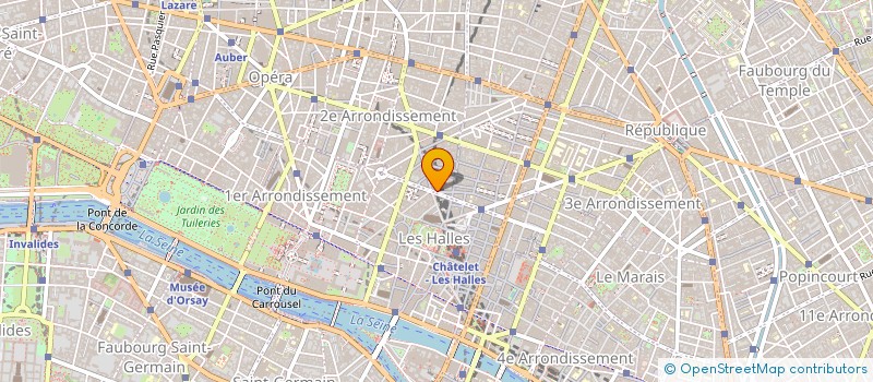 localisation de l'entreprise ORBIC  PARIS