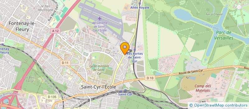 localisation de l'entreprise ORBIS  SAINT-CYR-L'ECOLE