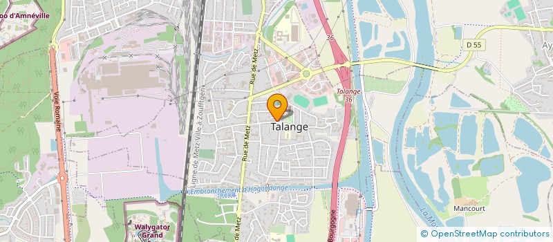 localisation de l'entreprise ORBIS à TALANGE