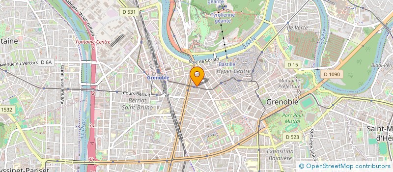 localisation de l'entreprise ORBIS EXPERT à GRENOBLE