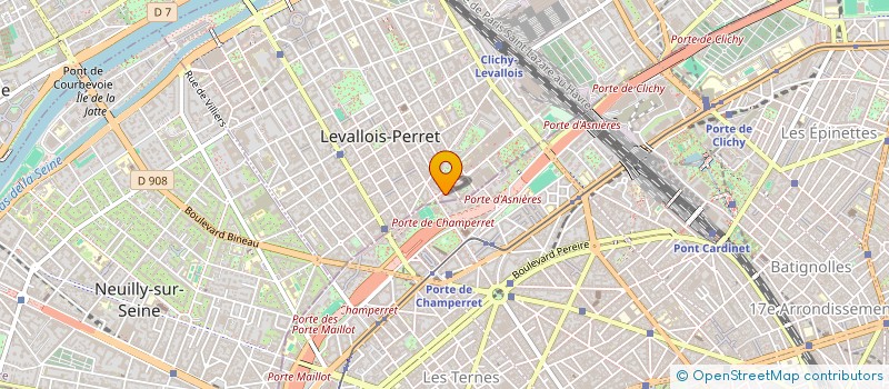 localisation de l'entreprise ORBIS FINANCES à LEVALLOIS-PERRET