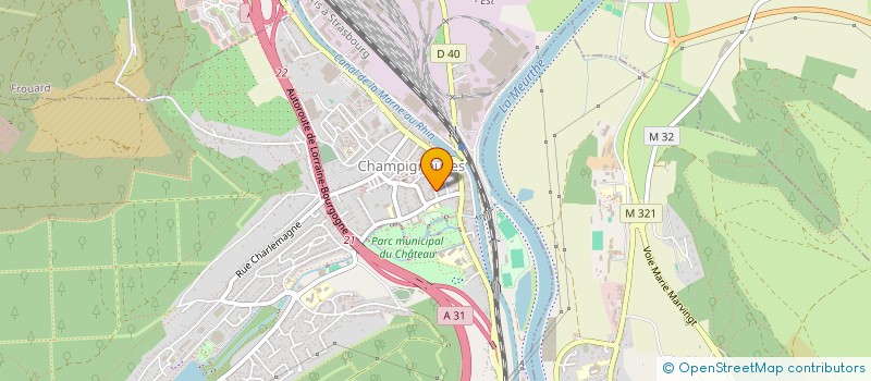 localisation de l'entreprise ORBIS MIRA  CHAMPIGNEULLES