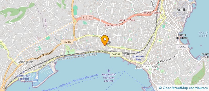 localisation de l'entreprise ORBISUR ACADEMY à ANTIBES