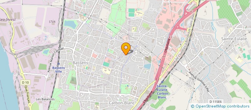 localisation de l'entreprise ORBIT GROOVES  CARBON BLANC