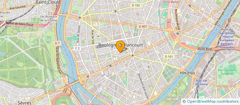 localisation de l'entreprise ORBITAL à BOULOGNE-BILLANCOURT