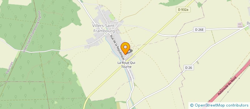 localisation de l'entreprise ORBITAL  VILLERS-SAINT-FRAMBOURG-OGNON