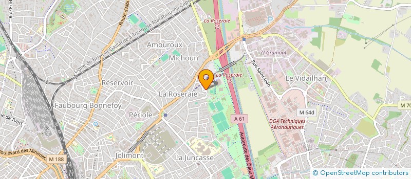 localisation de l'entreprise ORBITALE 31 à TOULOUSE