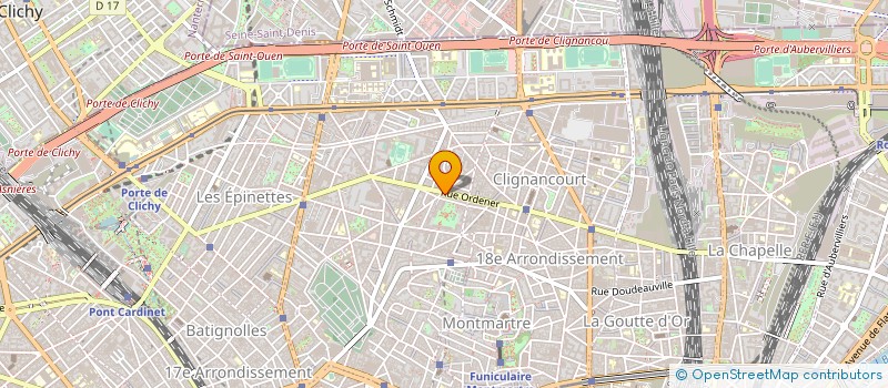 localisation de l'entreprise ORBITEC DIFFUSION SARL à PARIS