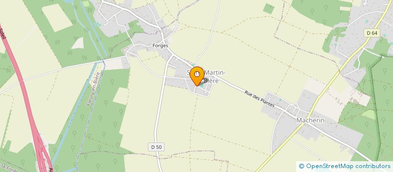 localisation de l'entreprise ORBITEK CONSEILS  SAINT-MARTIN-EN-BIERE