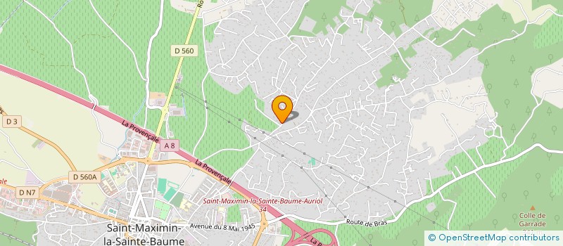 localisation de l'entreprise ORBIZ à SAINT-MAXIMIN-LA-SAINTE-BAUME
