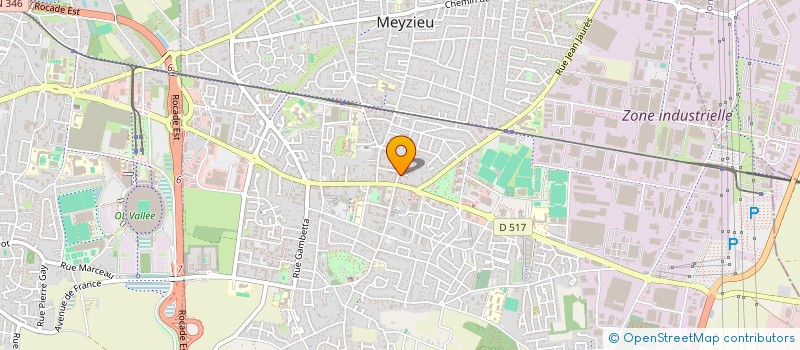 localisation de l'entreprise ORBY TRANSPORT à MEYZIEU