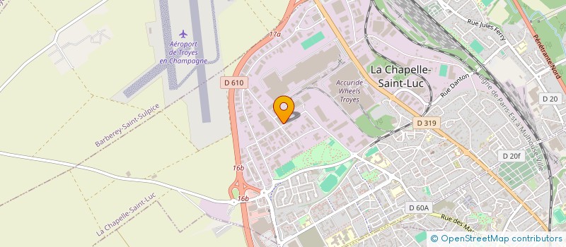 localisation de l'entreprise ORBYA  LA CHAPELLE-SAINT-LUC