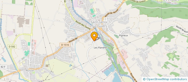 localisation de l'entreprise ORC  AIX-LES-BAINS