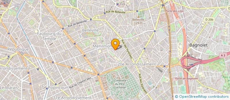 localisation de l'entreprise ORC à PARIS