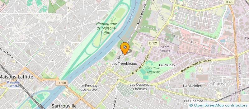 localisation de l'entreprise ORC BATIMENTS à SARTROUVILLE