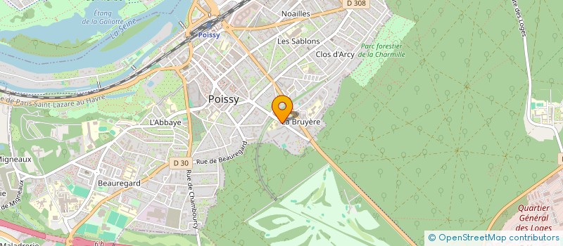 localisation de l'entreprise ORCA à POISSY