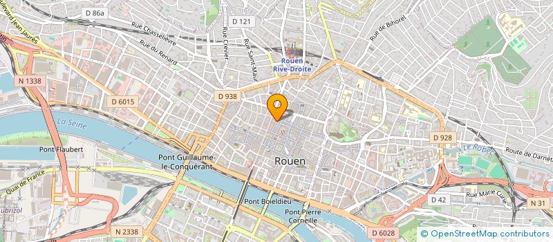 localisation de l'entreprise ORCA à ROUEN