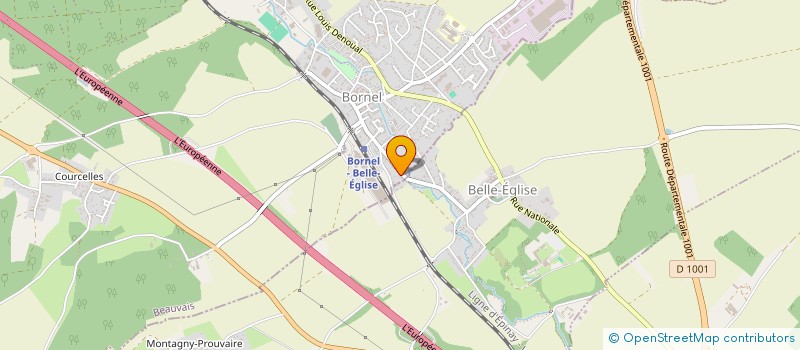 localisation de l'entreprise ORCA  BORNEL