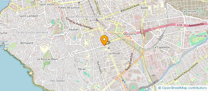 localisation de l'entreprise ORCA à MARSEILLE