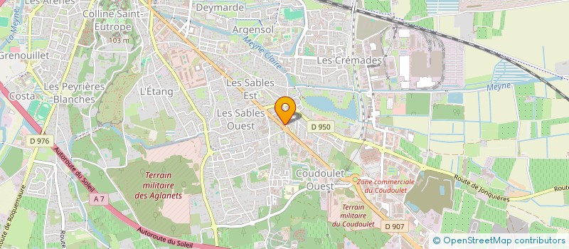 localisation de l'entreprise ORCA  ORANGE