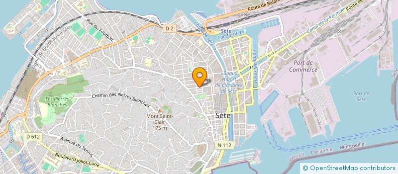 localisation de l'entreprise ORCA à SETE