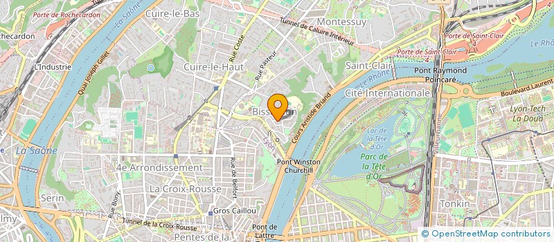 localisation de l'entreprise ORCA BIS à CALUIRE-ET-CUIRE